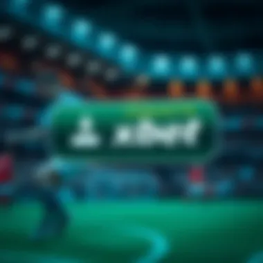 Download button for 1xbet application