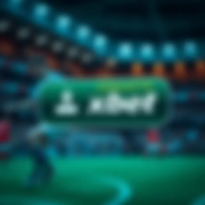 Download button for 1xbet application