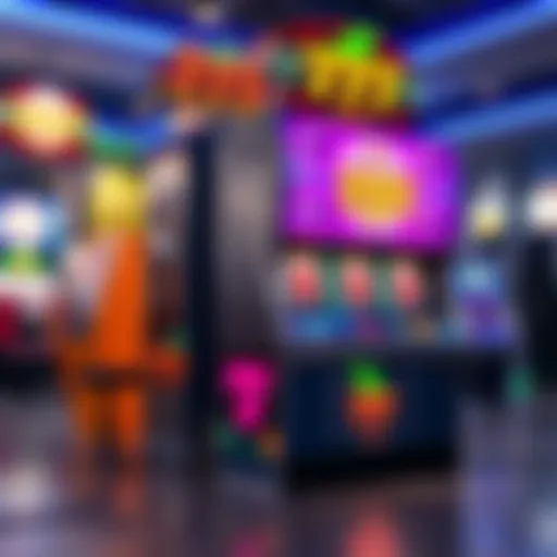 Overview of a 777 slot machine showcasing its vibrant design and features