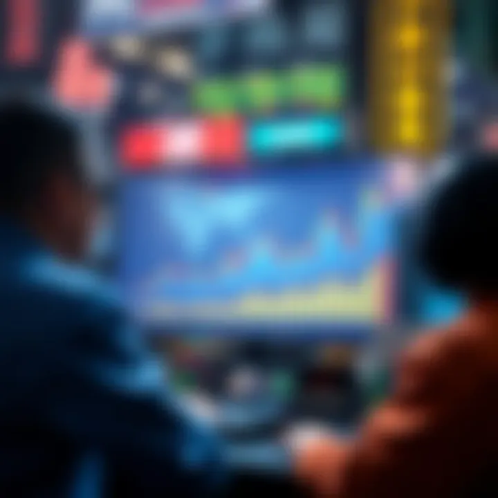 Graphical representation of market trends in sports betting