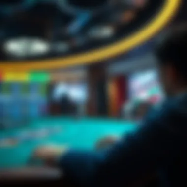 Visual depiction of security features in online betting