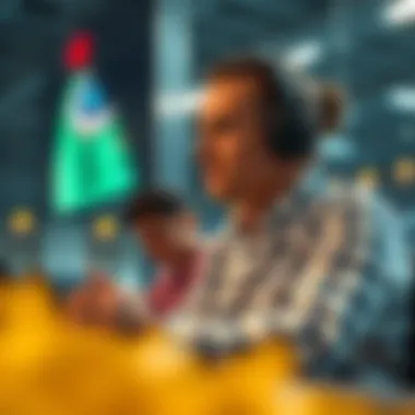 Graphic showing user experience design in betting websites