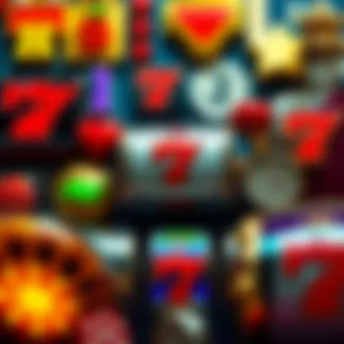 Collection of popular slot game symbols and icons