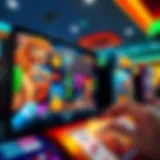 Vibrant online slot game interface showcasing diverse themes