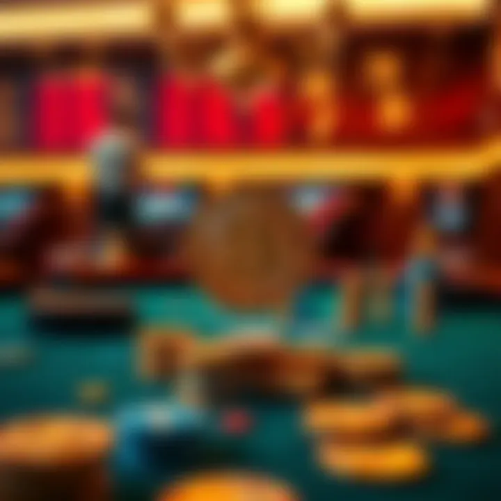 Bitcoin Integration in Modern Gambling Conceptual representation of Bitcoin in online casinos