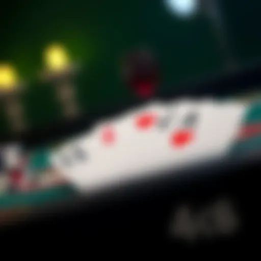 Illustration showing different card values in Blackjack