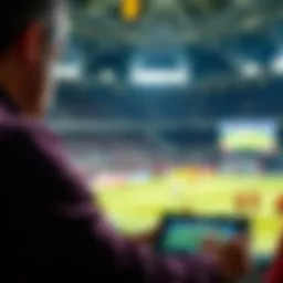 Live streaming of Bundesliga matches on a digital device