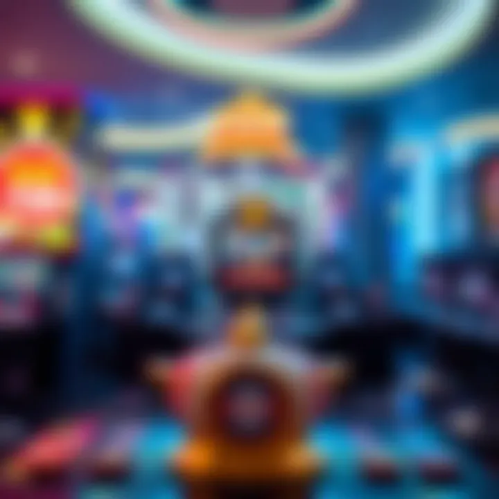 An engaging user interface of a popular online casino game