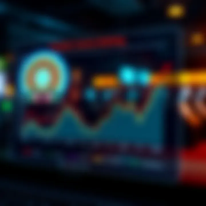 Graph showcasing trends in online casino betting