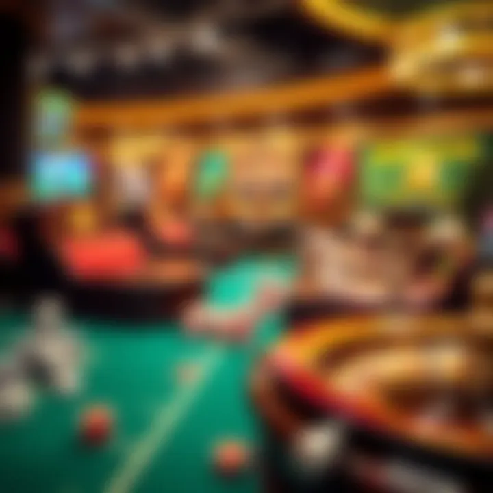 Variety of free casino games available