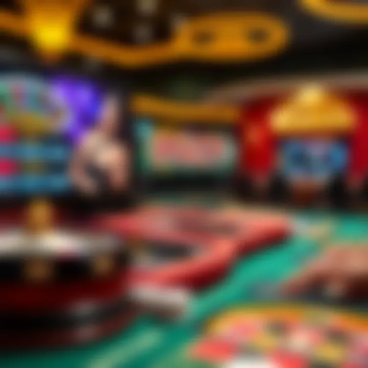 User-friendly interface of an online casino