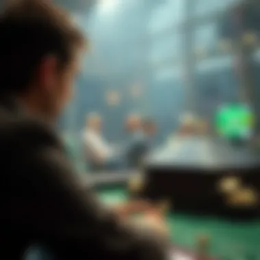 Visual representation of betting strategies