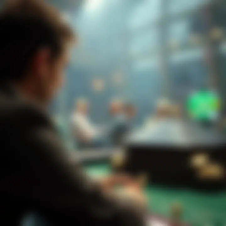 Visual representation of betting strategies