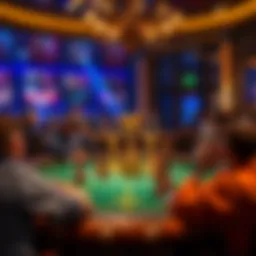 Artistic representation of game strategies in betting