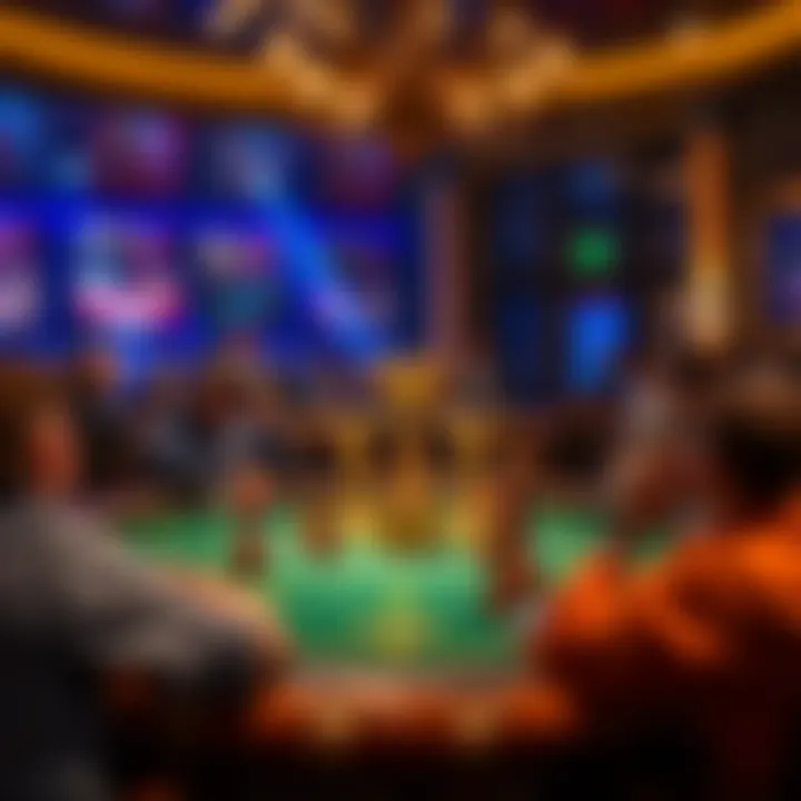 Artistic representation of game strategies in betting