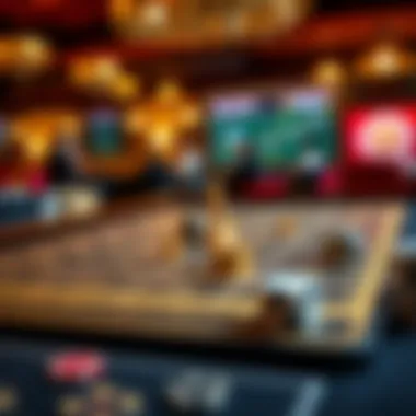 A strategic game board for planning betting strategies