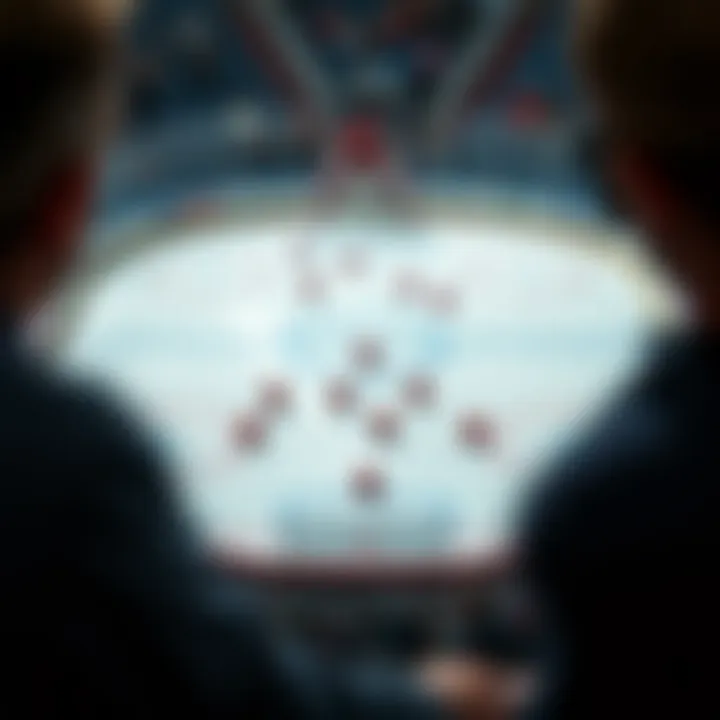 Detailed hockey strategy diagram