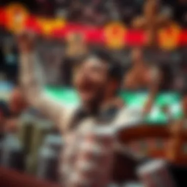 Celebration of victory