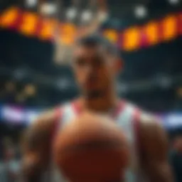 Illustration of NBA betting odds