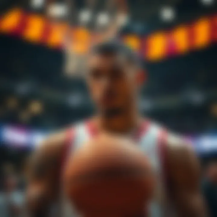 Illustration of NBA betting odds