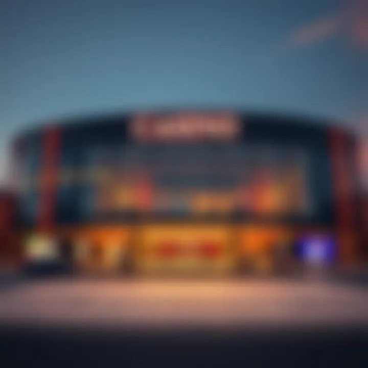 Exterior view of a modern casino in the UK