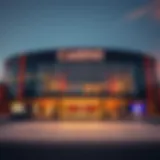 Modern Casino Architecture Exterior view of a modern casino in the UK