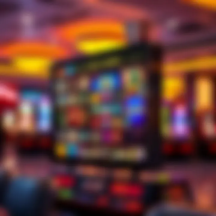 Casino sign displaying various gaming options