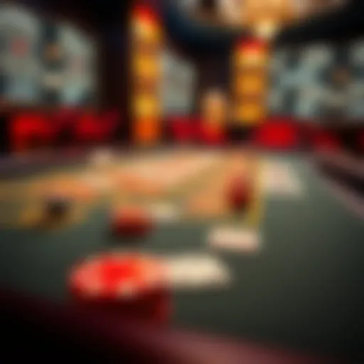 Experience the Thrill of Online Baccarat Online baccarat game table with cards