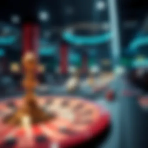 A historical timeline showcasing the evolution of online casinos