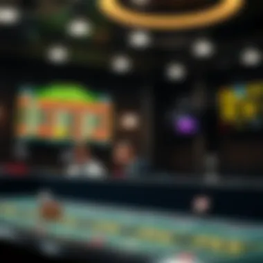 Variety of betting options available in online craps