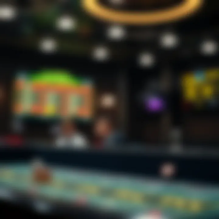 Variety of betting options available in online craps