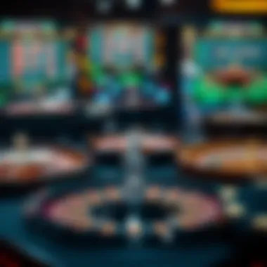 A diverse selection of roulette game variations on a sleek interface