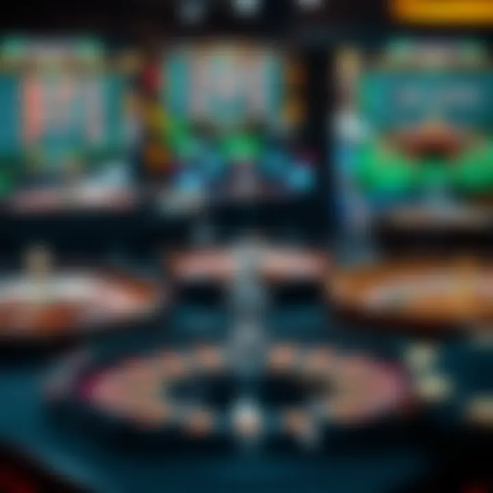 A diverse selection of roulette game variations on a sleek interface