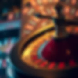 Historical roulette wheel