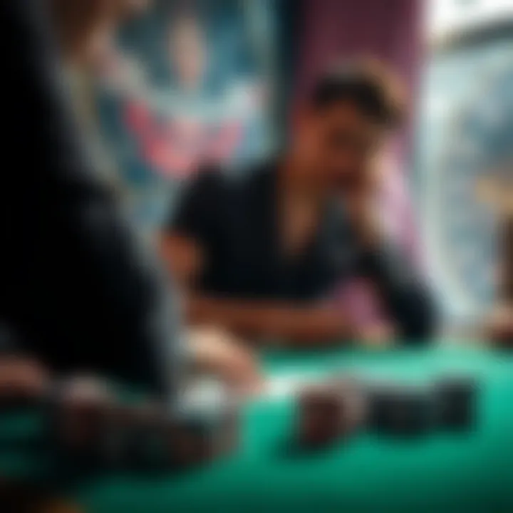 Psychological aspects in poker