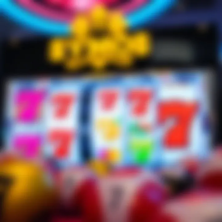 Various popular online slot game symbols