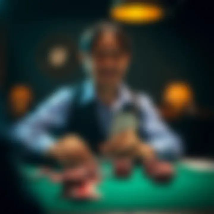 An artistic interpretation of psychological elements in poker