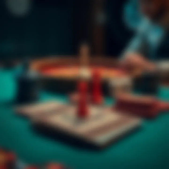 Betting Strategies Unveiled Strategic betting cards laid out on a table