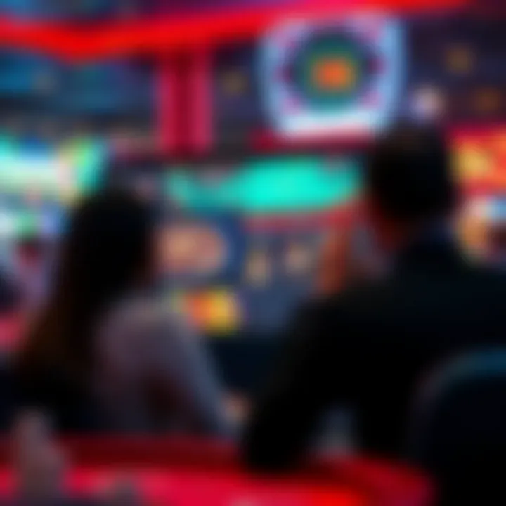 Evolving Gambling Trends Trends of online gambling displayed on a screen