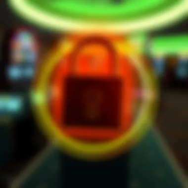 A secure lock symbol representing safety in online gaming