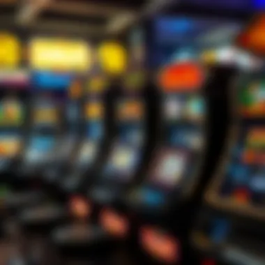 Historical evolution of slot games depicted through old and modern machines