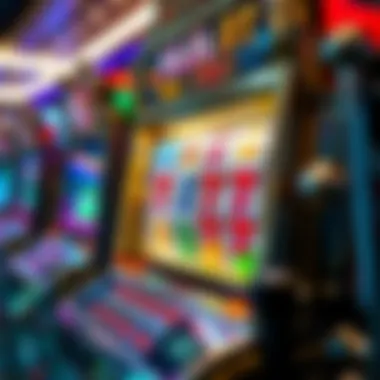 Intricate design of a slot machine showcasing various symbols
