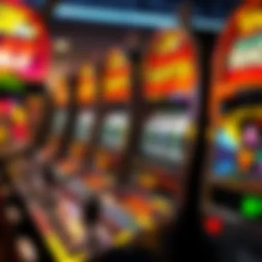 Illustration of the mechanics behind slot machines