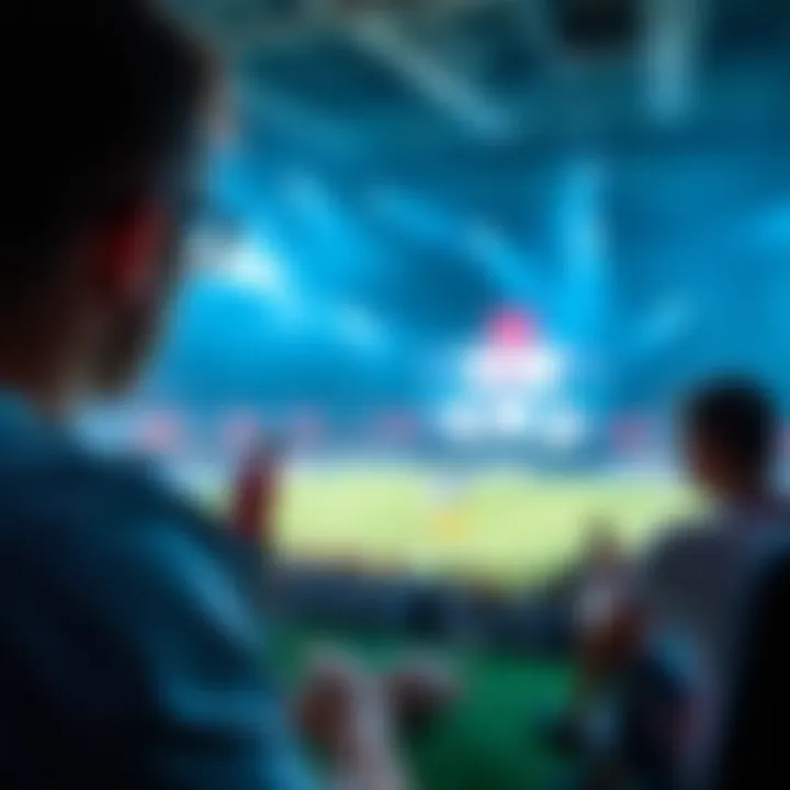 Conceptual representation of sports streaming