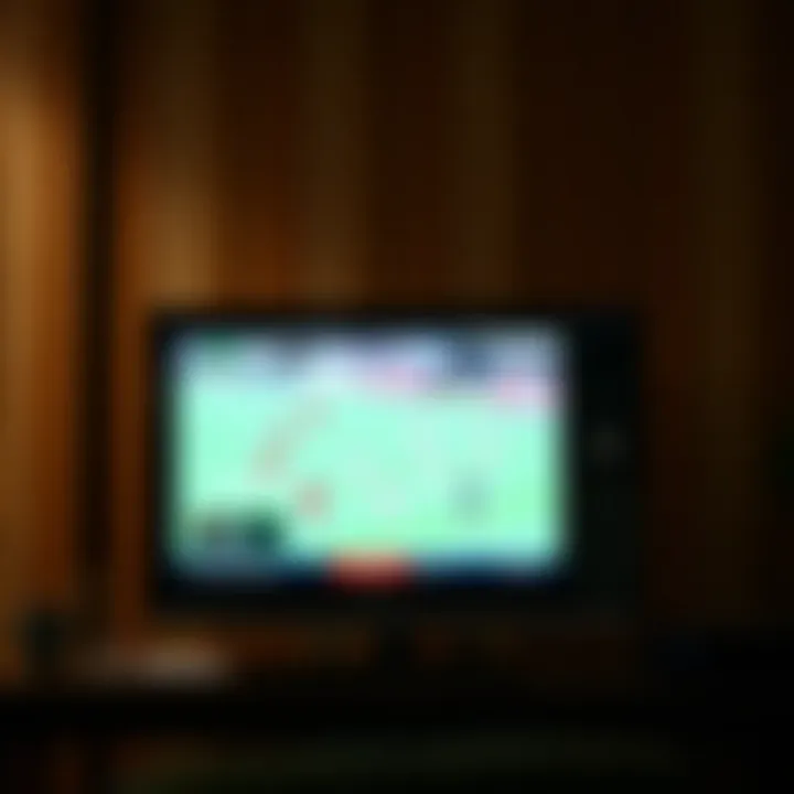 Television Sports Broadcast Television broadcasting a sports event