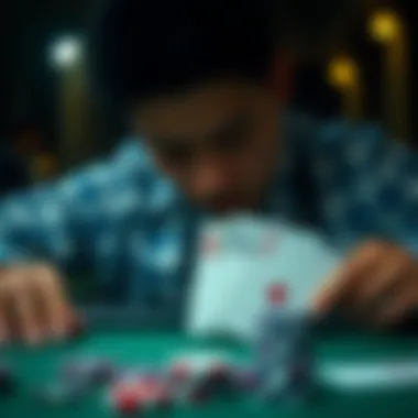 Psychological elements in poker