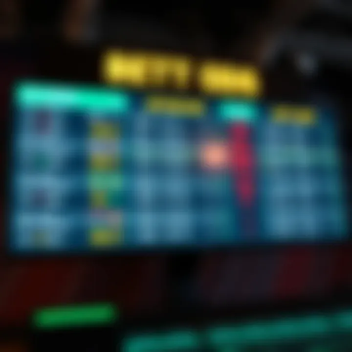 A strategic analysis of betting odds displayed on a digital screen.