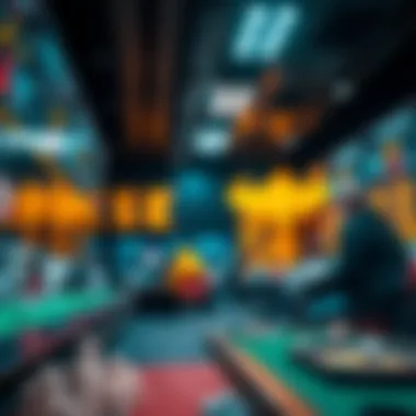 A dynamic sports betting scene highlighting various sports events.