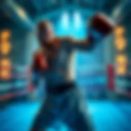 Tyson Fury showcasing his boxing stance