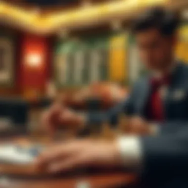 Conceptual visualization of betting strategy